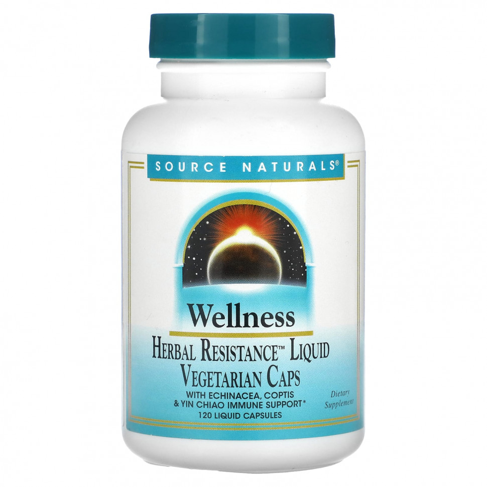   Source Naturals, Wellness Herbal Resistance Liquid, 120      -     -,    