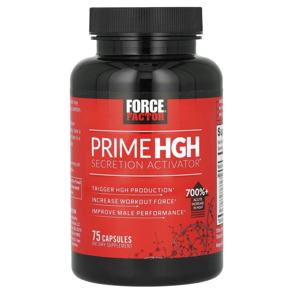   Force Factor, Prime HGH Secretion Activator, 75     -     -,    