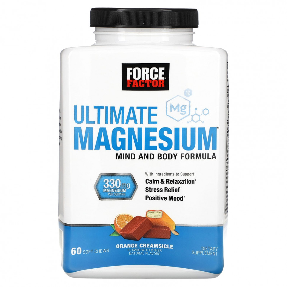   Force Factor, Ultimate Magnesium,  , 165 , 60      -     -,    