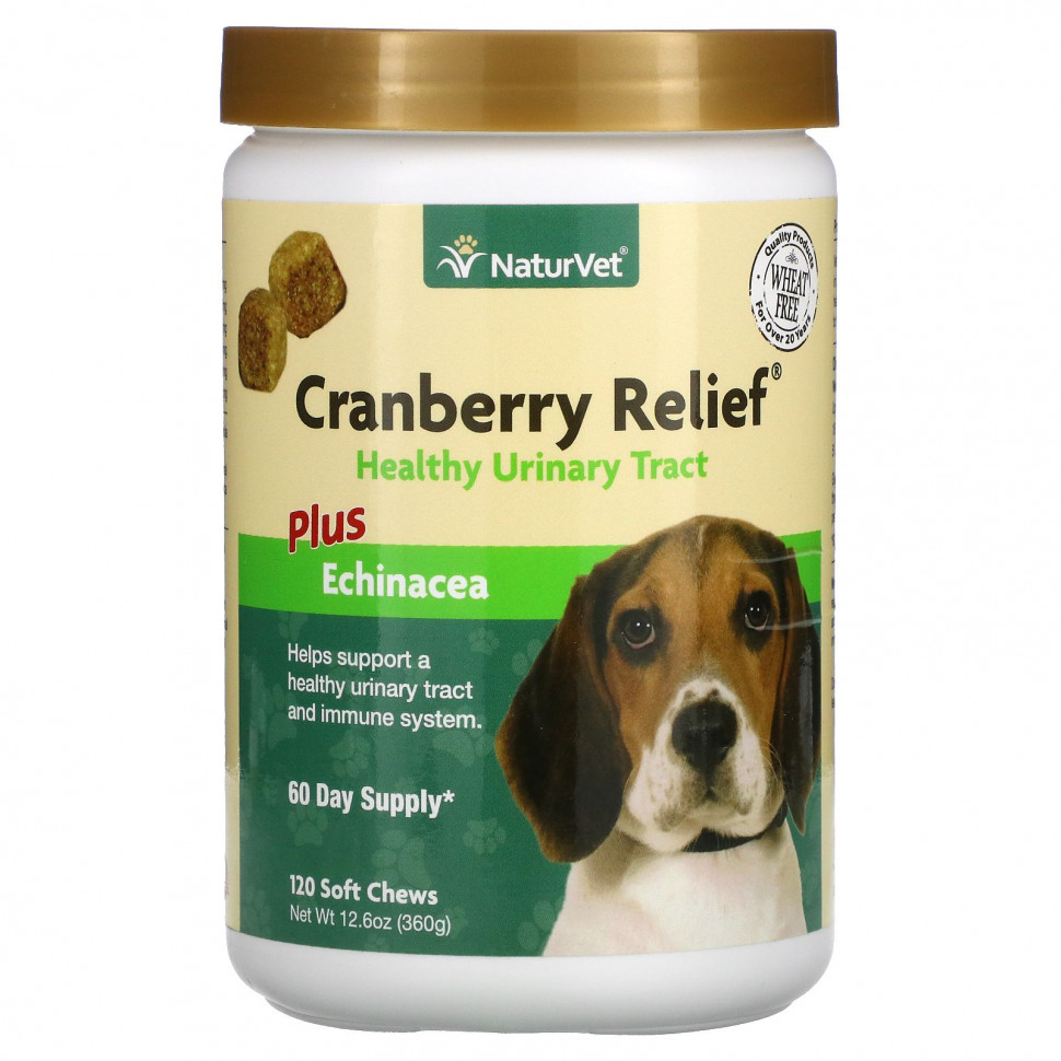   NaturVet, Cranberry Relief Plus, ,  , 120  , 360  (12,6 )    -     -,    