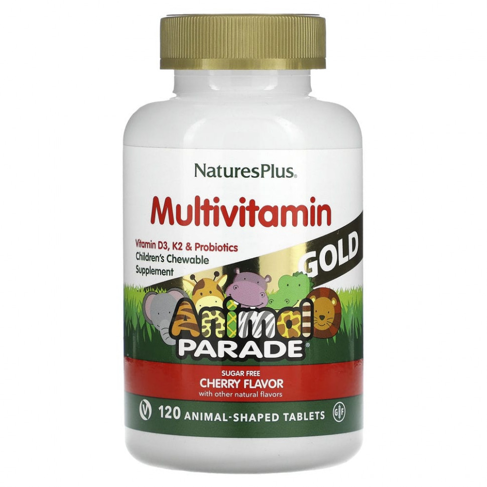   NaturesPlus, Source of Life, Animal Parade Gold,       ,   , 120        -     -,    