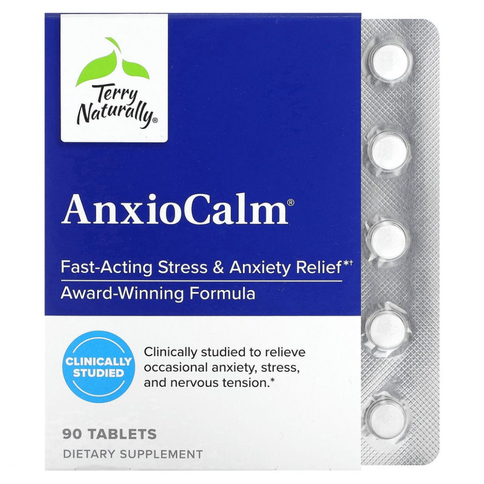   Terry Naturally, AnxioCalm,  , 90     -     -,    