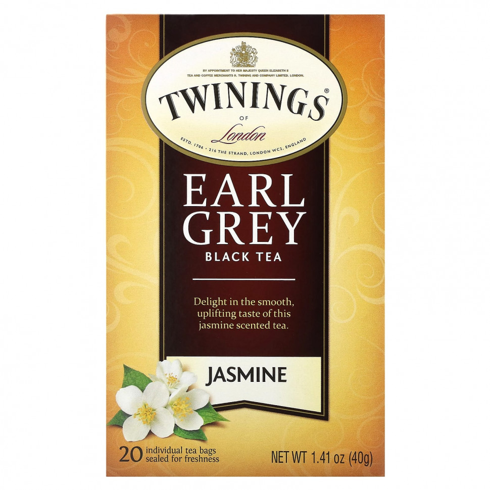   Twinings, Black Tea, Earl Grey, , 20   , 40  (1,41 )    -     -,    