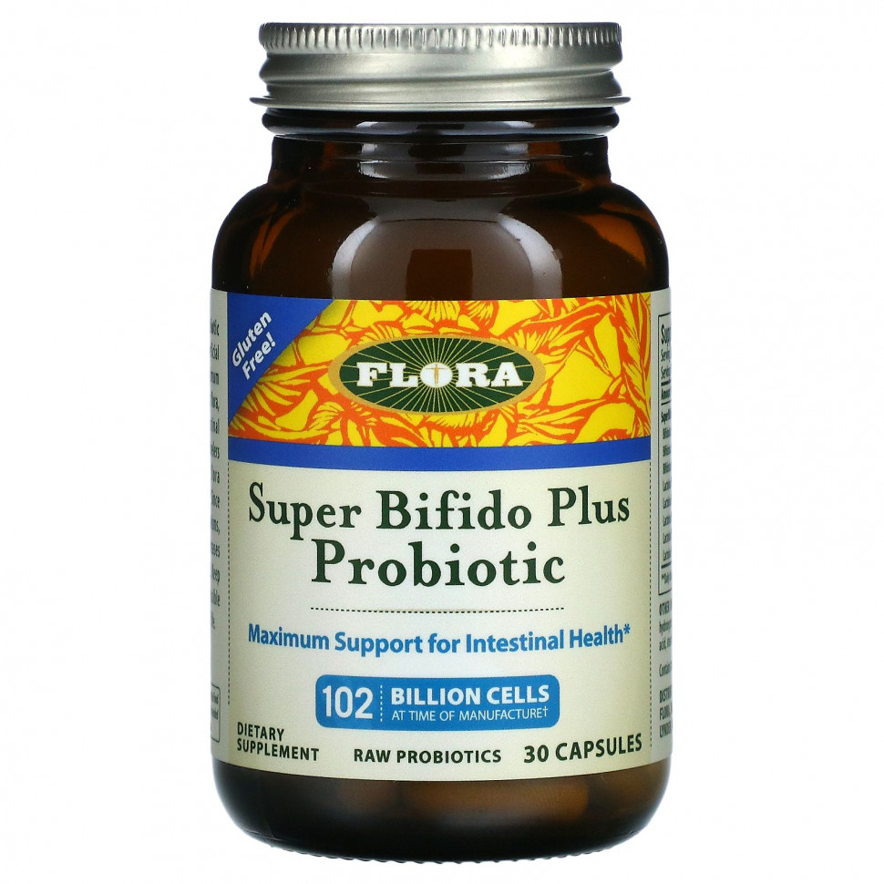   Flora, Super Bifido Plus,   , 120  , 30     -     -,    