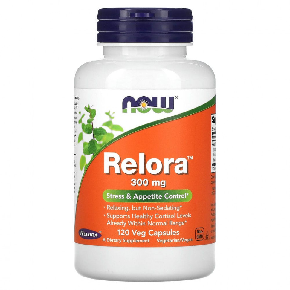   NOW Foods, Relora, 300 , 120      -     -,    