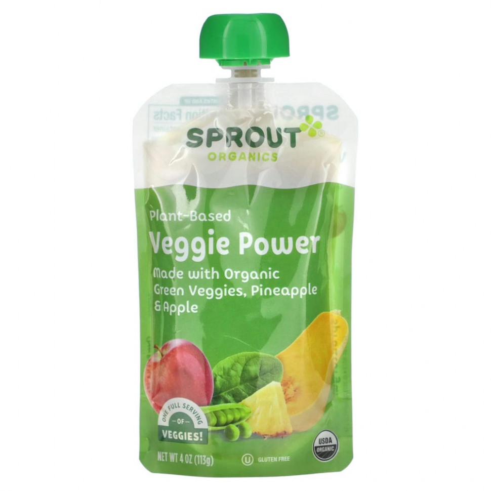   Sprout Organic, Veggie Power,      , 113  (4 )    -     -,    