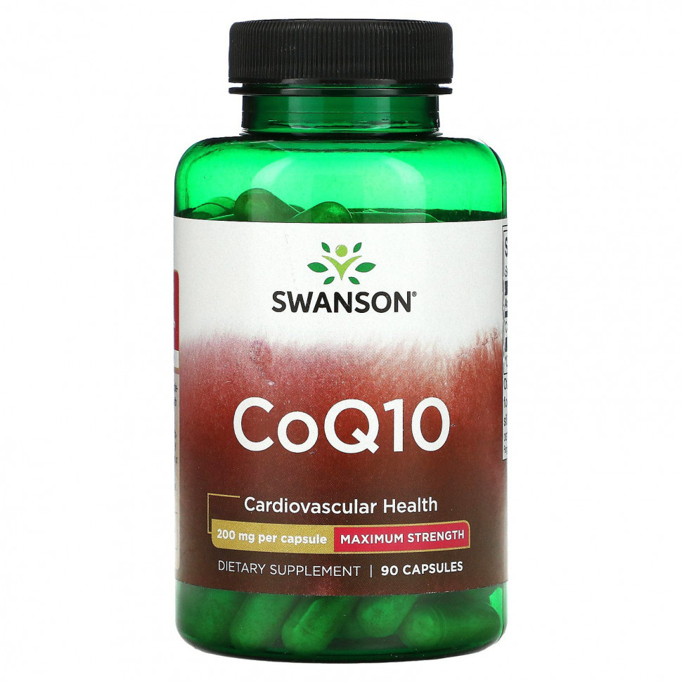   Swanson, CoQ10, 200 , 90     -     -,    