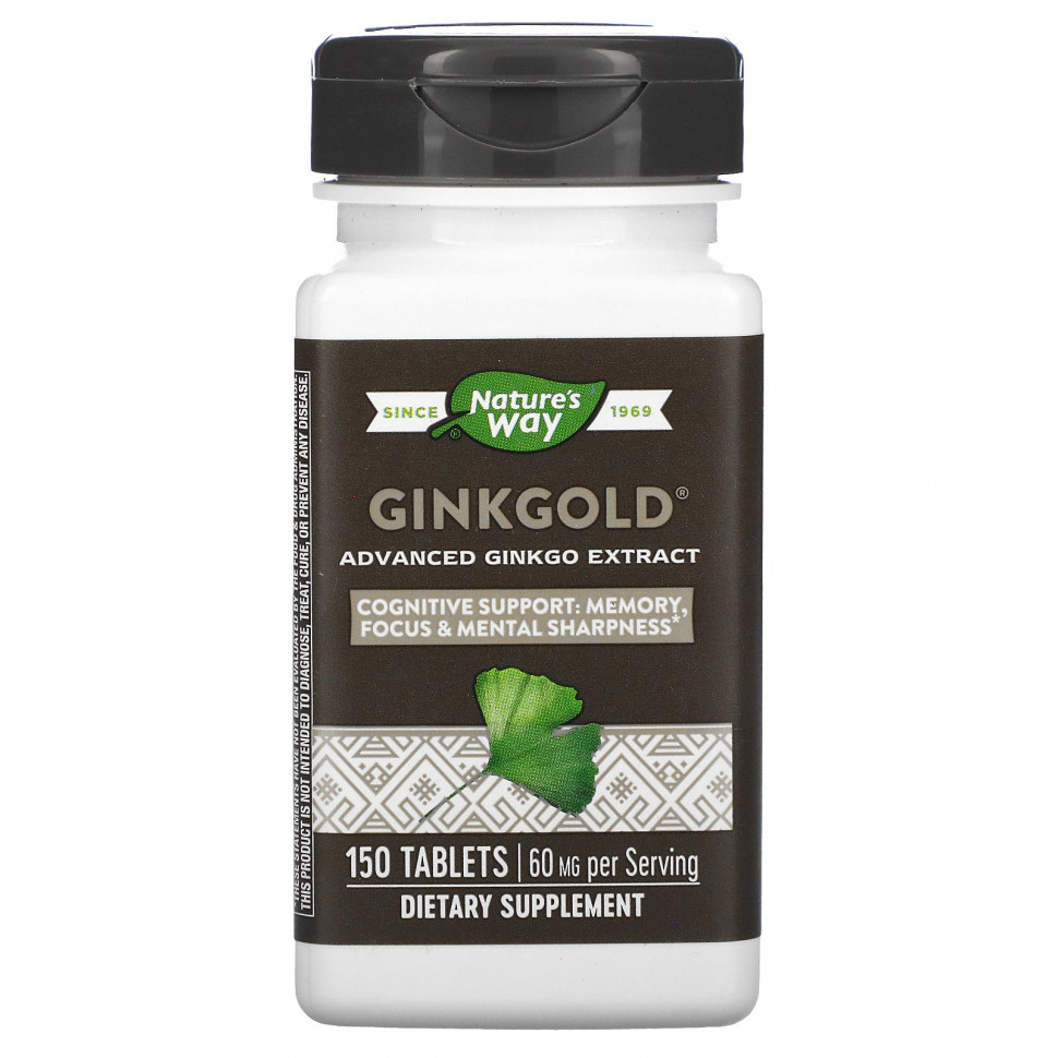   Nature's Way, Ginkgold,    , 60 , 150     -     -,    