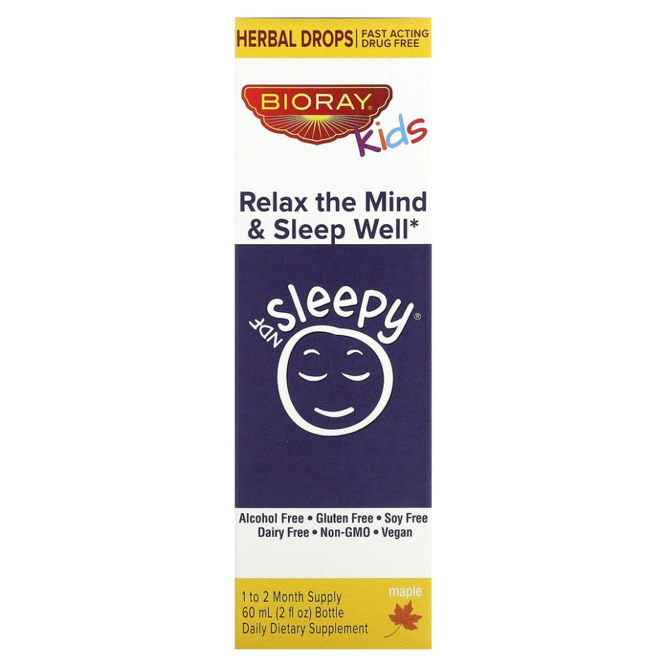   Bioray, NDF Sleepy  , Relax The Mind Sleep Well (   ),    , 60  (2  )    -     -,    