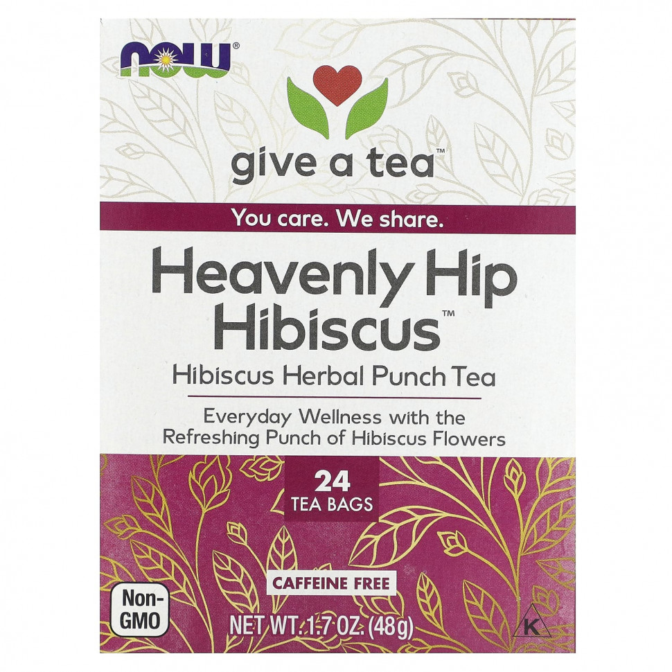   NOW Foods, Heavenly Hip Hibiscus,    ,  , 24  , 48  (1,7 )    -     -,    