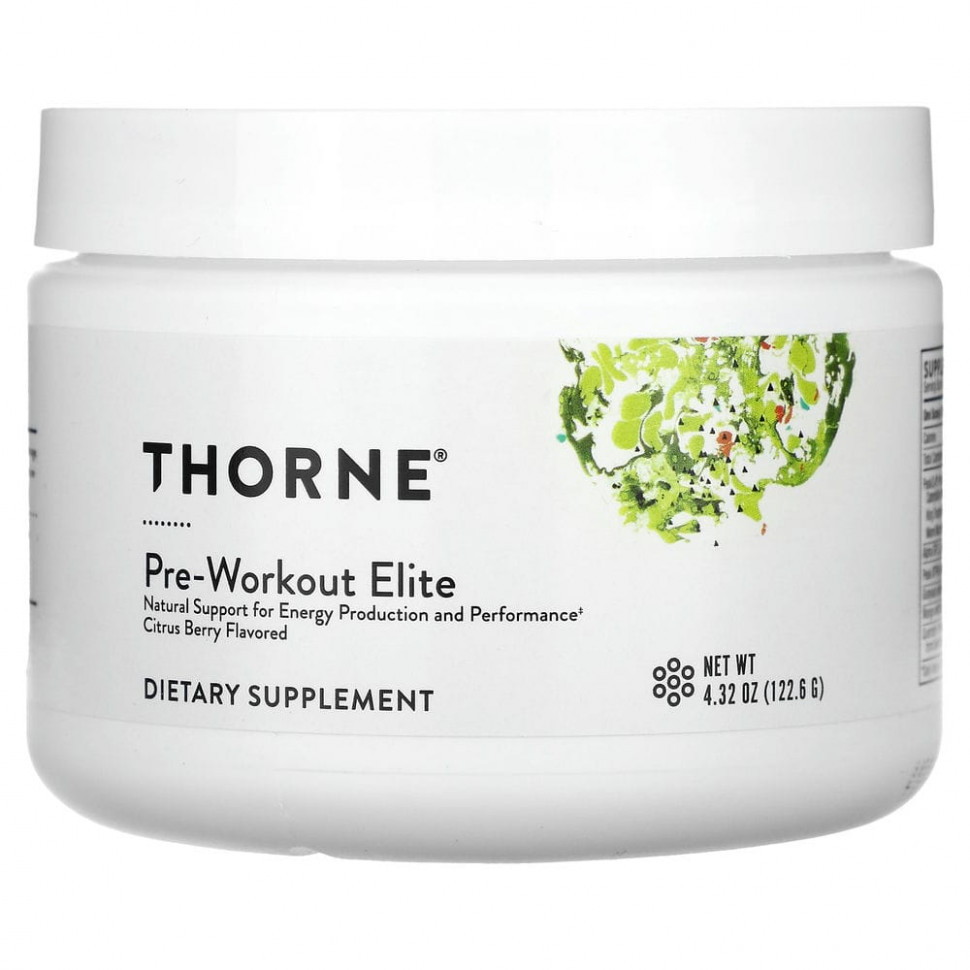   Thorne, Pre-Workout Elite, , 122,6  (4,32 )    -     -,    