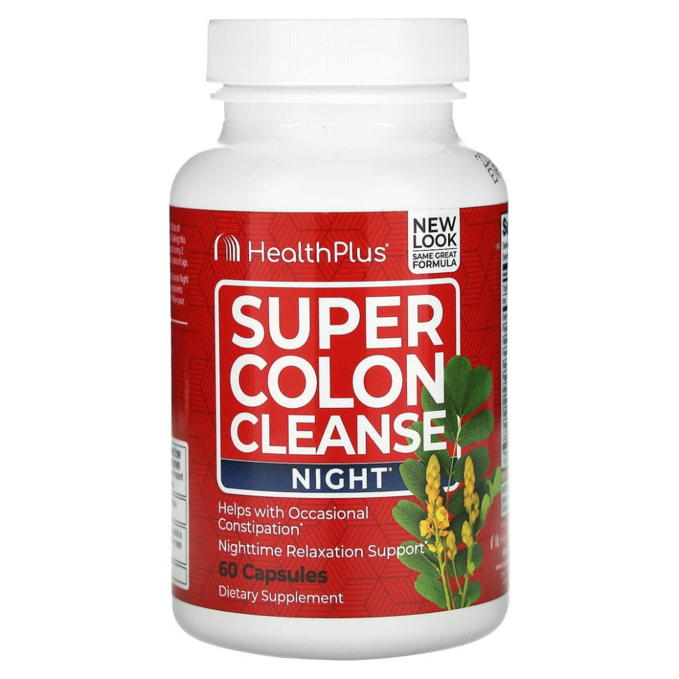   Health Plus, Super Colon Cleanse,     , 60     -     -,    