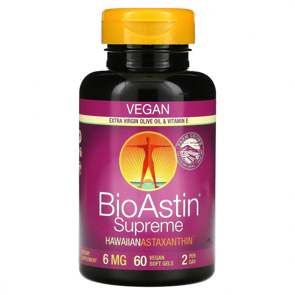   Nutrex Hawaii, BioAstin Supreme, 6 , 60      -     -,    