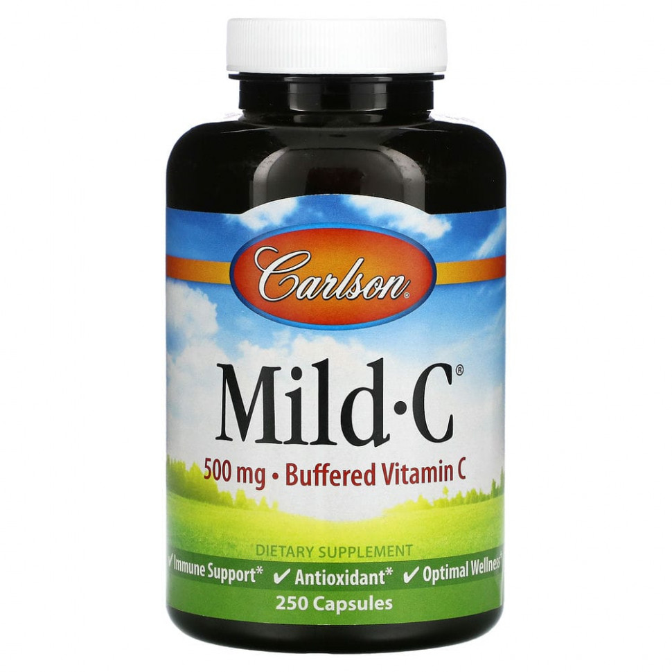   Carlson Labs, Mild-C,  C  , 500 , 250     -     -,    