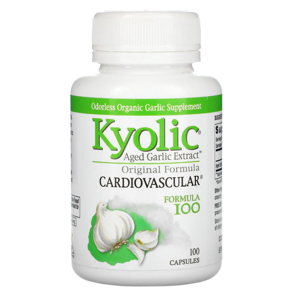   Kyolic, Aged Garlic Extract,   ,  - ,  , 100     -     -,    