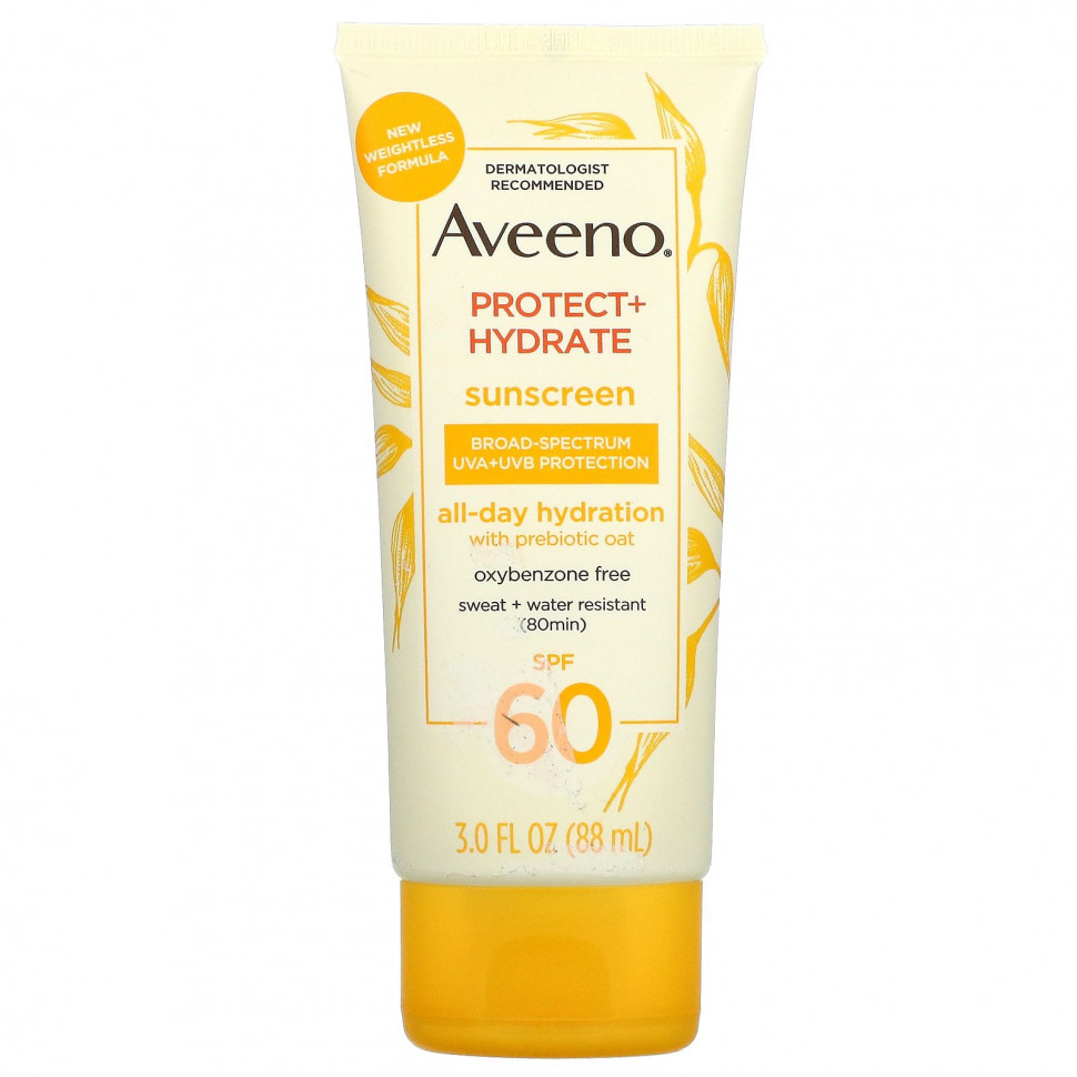   Aveeno, Protect + Hydrate,  , SPF 60, 3   (88 )    -     -,    