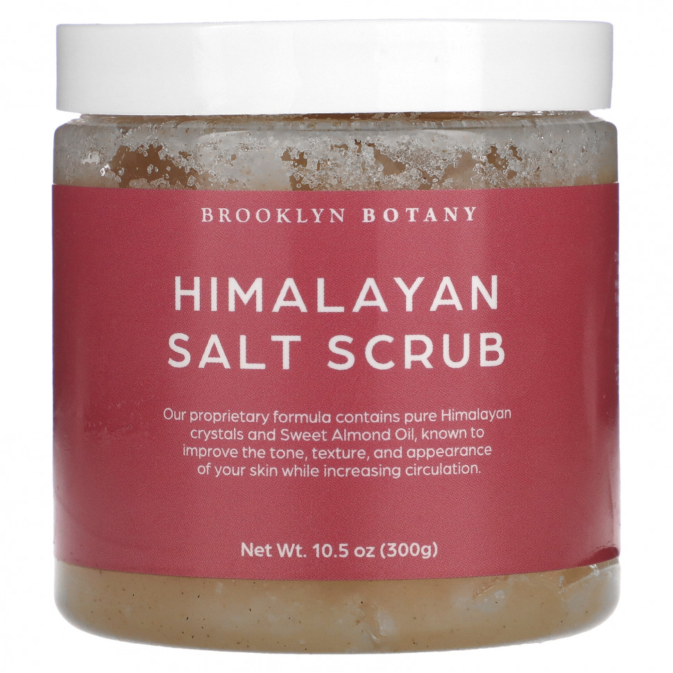   Brooklyn Botany, Himalayan Salt Scrub, 10.5 oz (300 g)    -     -,    