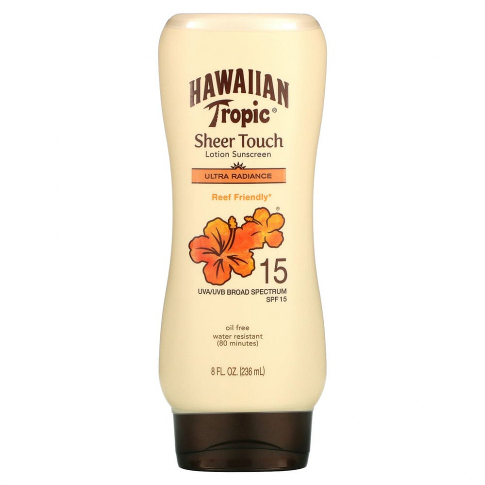   Hawaiian Tropic, Sheer Touch, Ultra Radiance,    SPF 15, 236     -     -,    