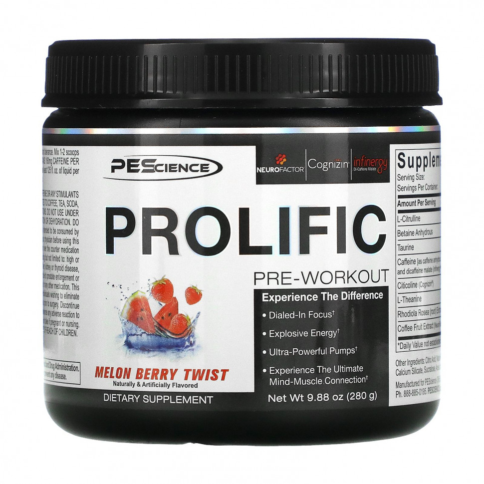   PEScience, Prolific,  ,     , 280  (9,88 )    -     -,    