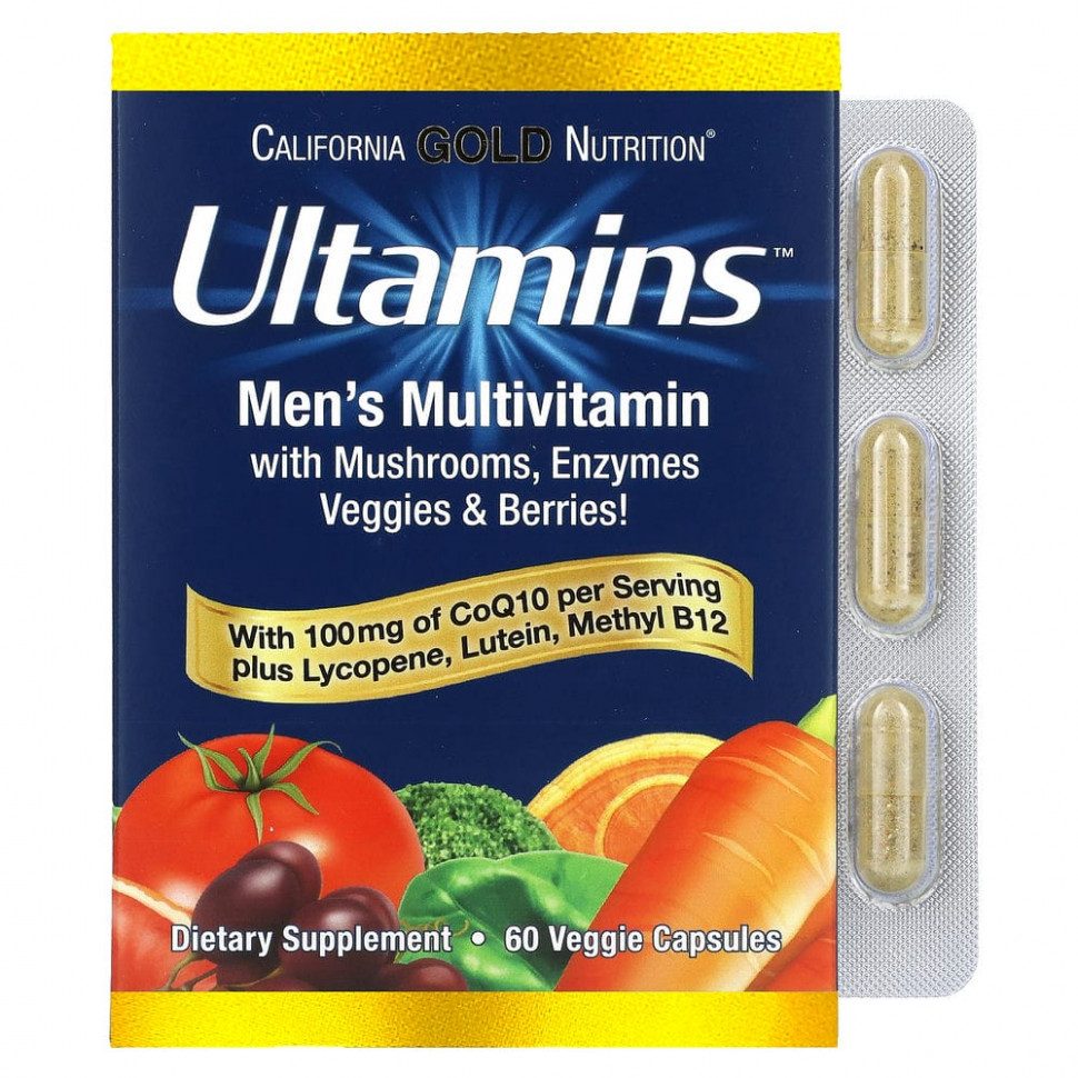   California Gold Nutrition, Ultamins,    ,   Q10, , ,   , 60      -     -,    