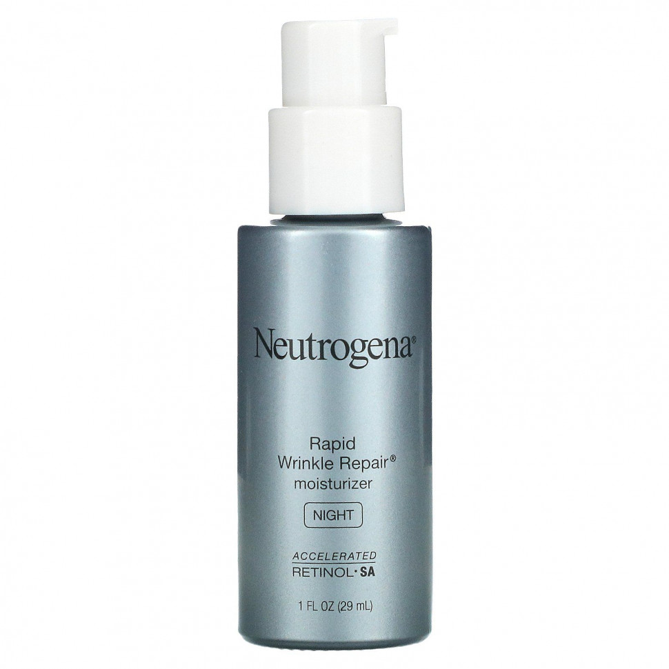   Neutrogena, Rapid Wrinkle Repair Moisturizer, Night, 1 fl oz (29 ml)    -     -,    