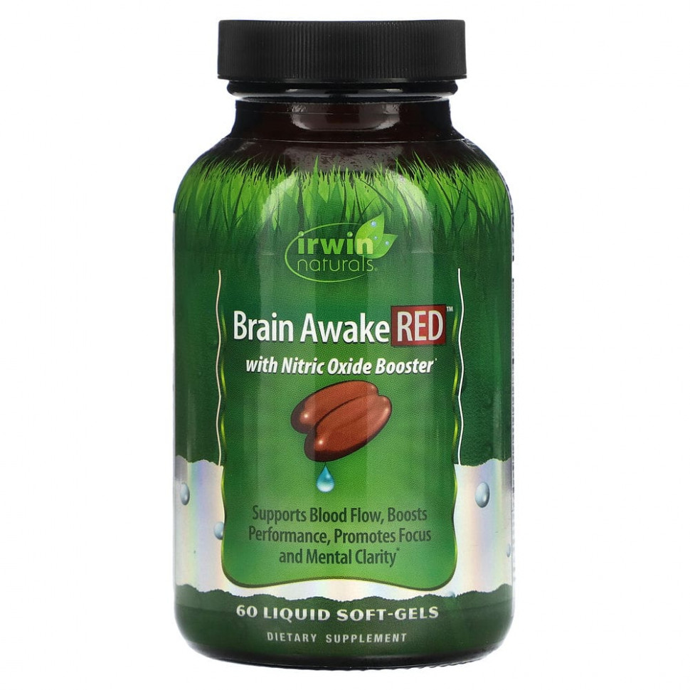   Irwin Naturals, Brain Awake Red,     , 60      -     -,    