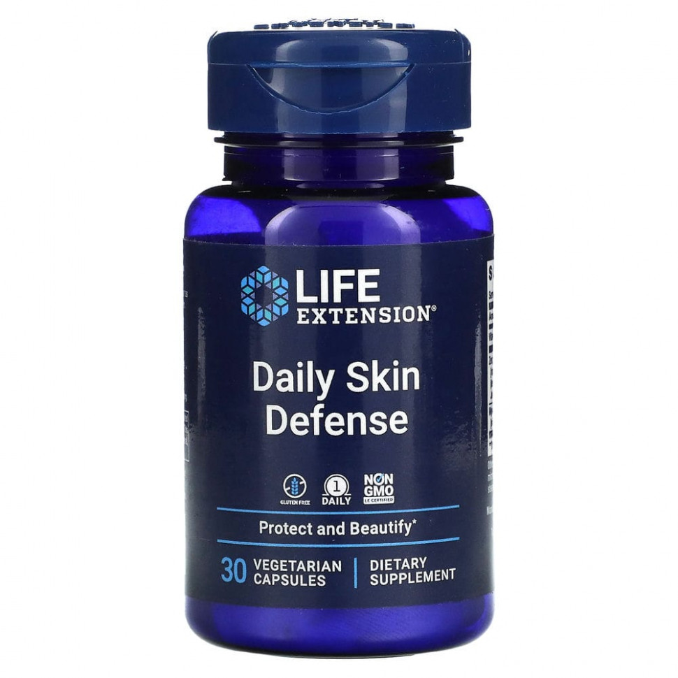   Life Extension, Daily Skin Defense, 30      -     -,    