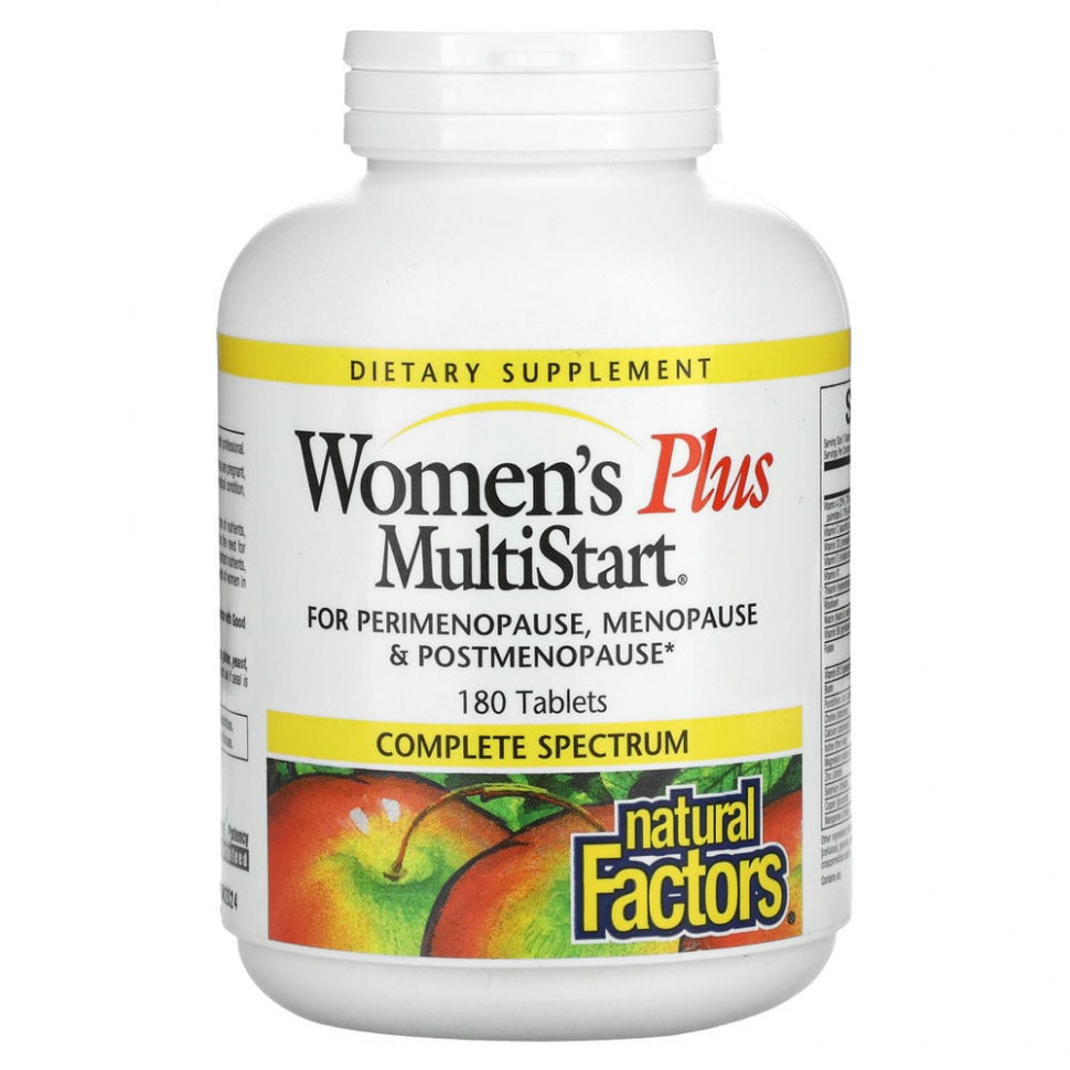   Natural Factors, Women Plus MultiStart,   , 180     -     -,    