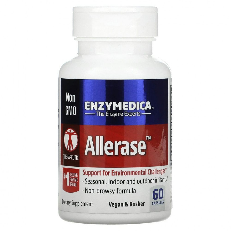   Enzymedica, Allerase, 60     -     -,    