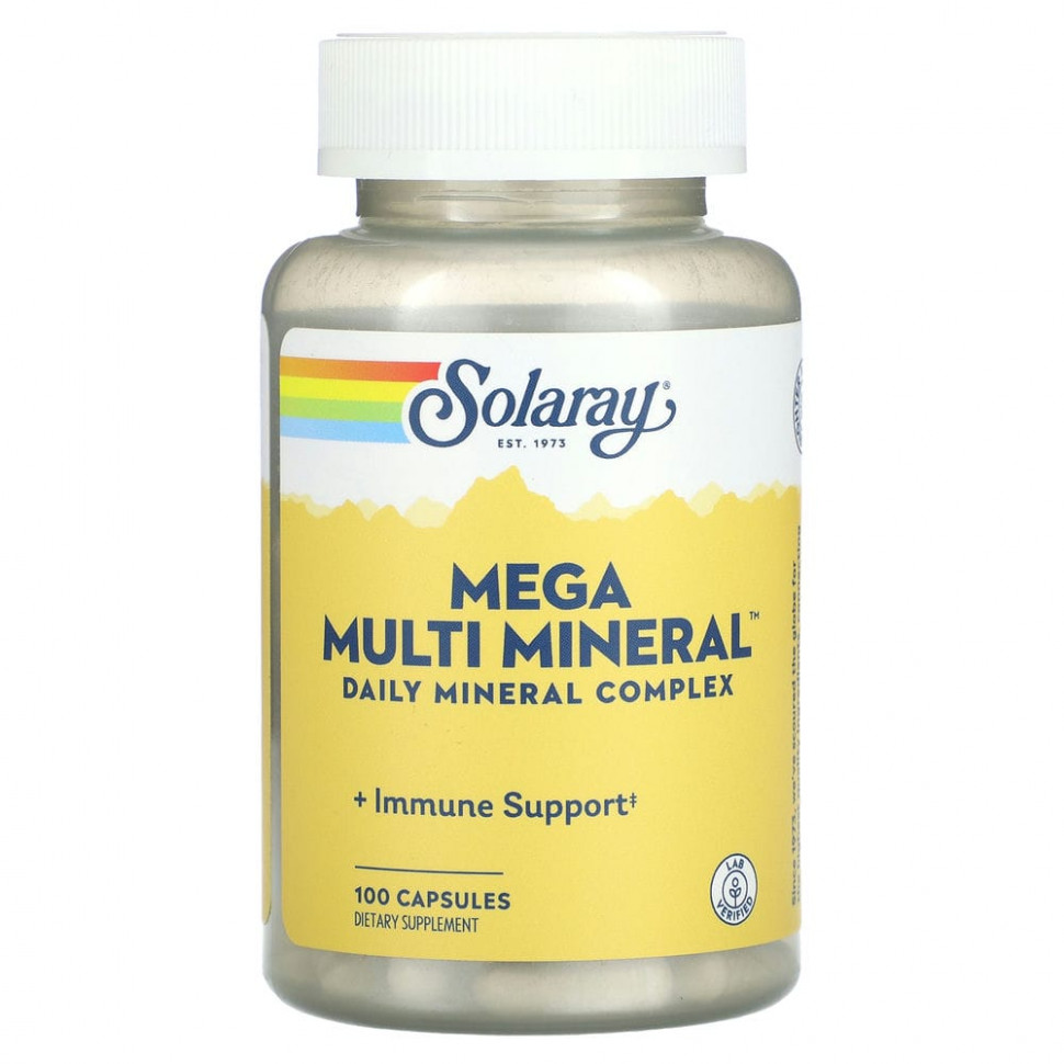   Solaray, Mega Multi Mineral, 100     -     -,    