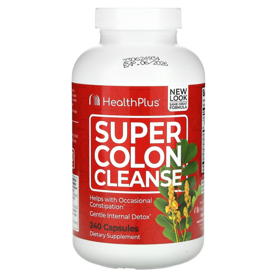   Health Plus, Super Colon Cleanse,      , 240     -     -,    