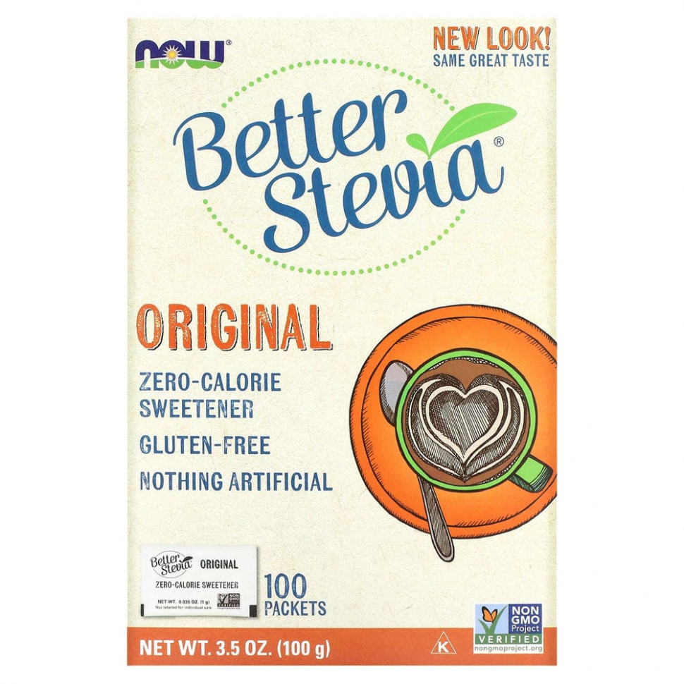   NOW Foods, Original Better Stevia, ,   , 100 , 100  (3,5 )    -     -,    