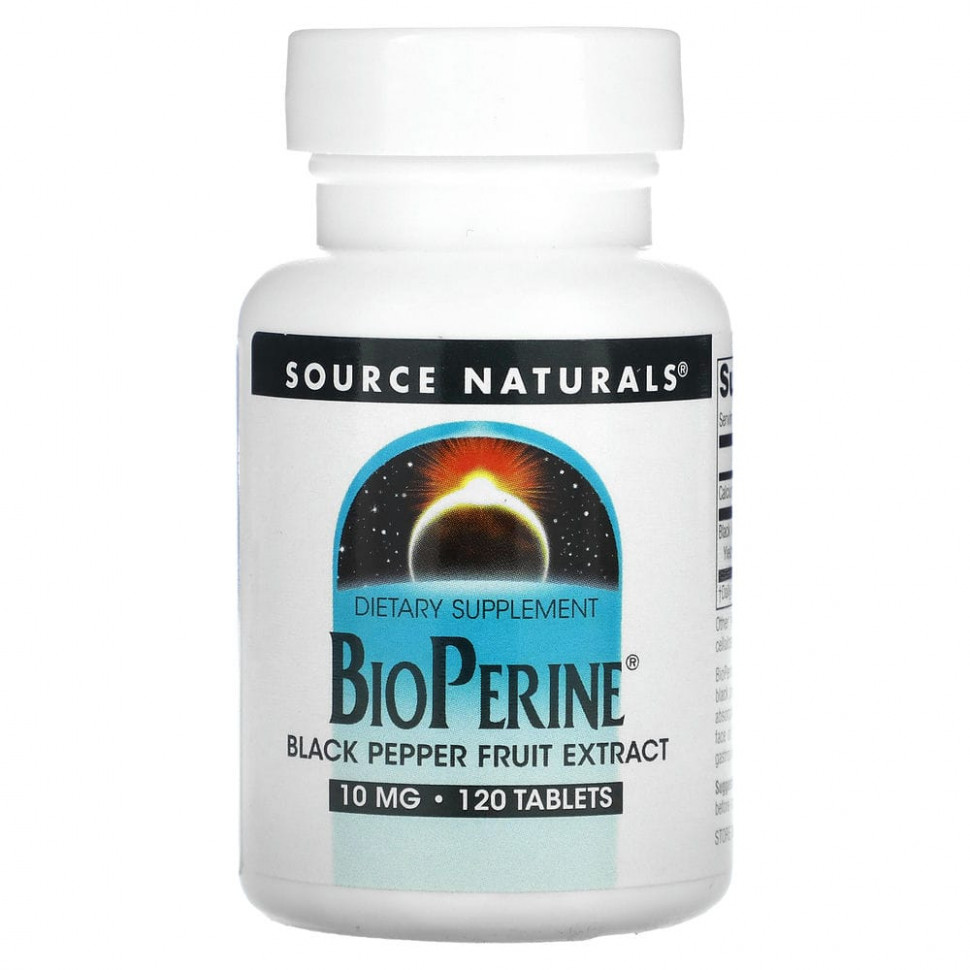   Source Naturals, BioPerine, 10 , 120     -     -,    