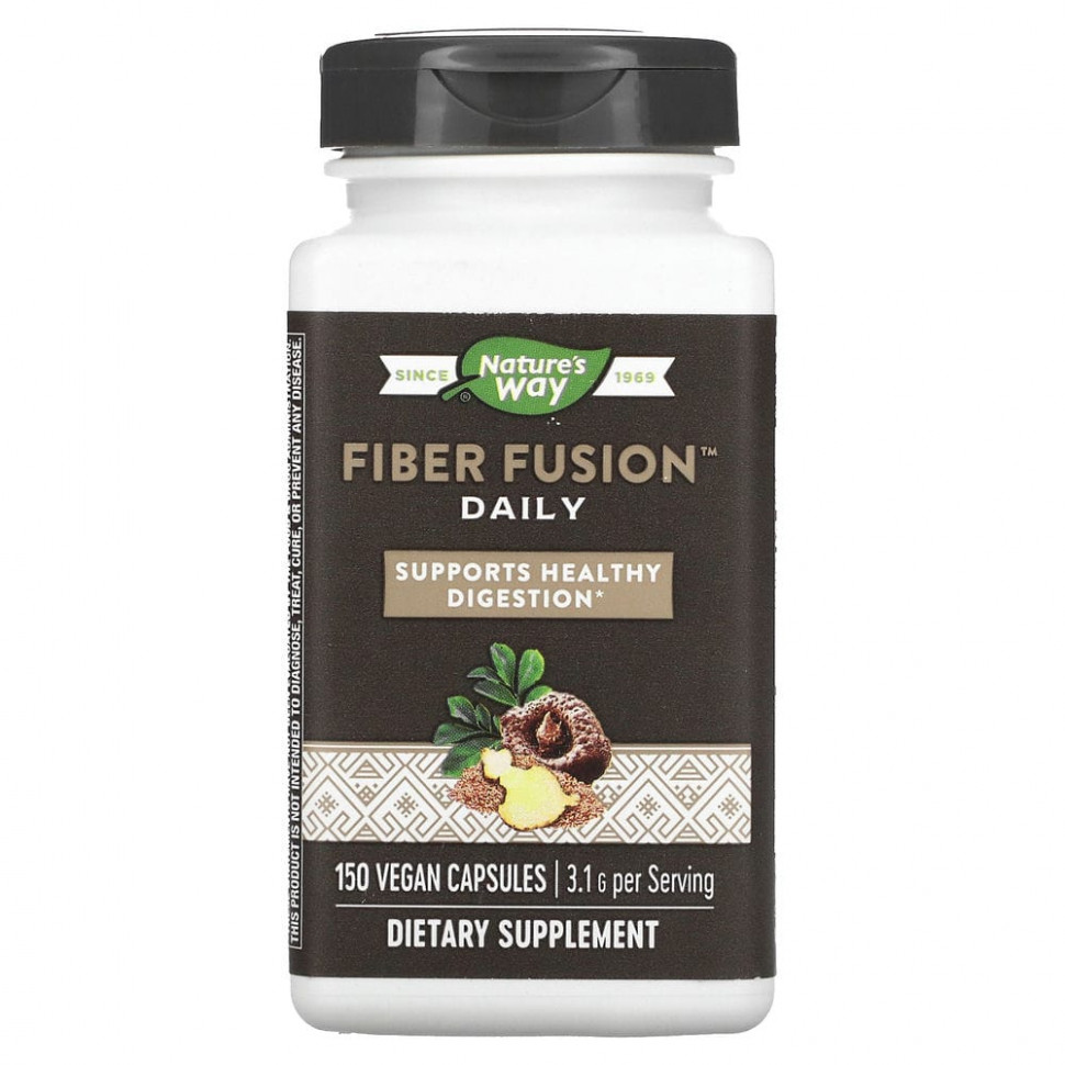   Nature's Way, Fiber Fusion Daily, 3,1 , 150      -     -,    