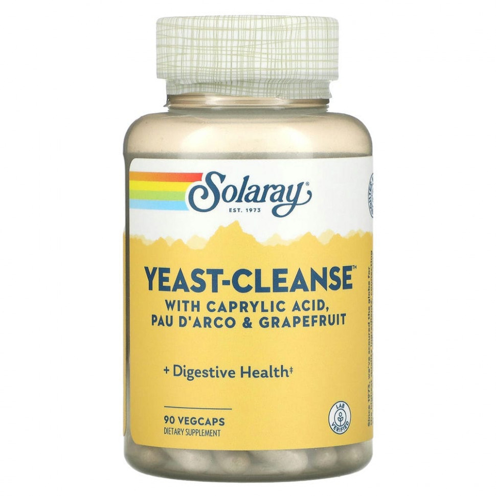   Solaray, Yeast-Cleanse, 90      -     -,    