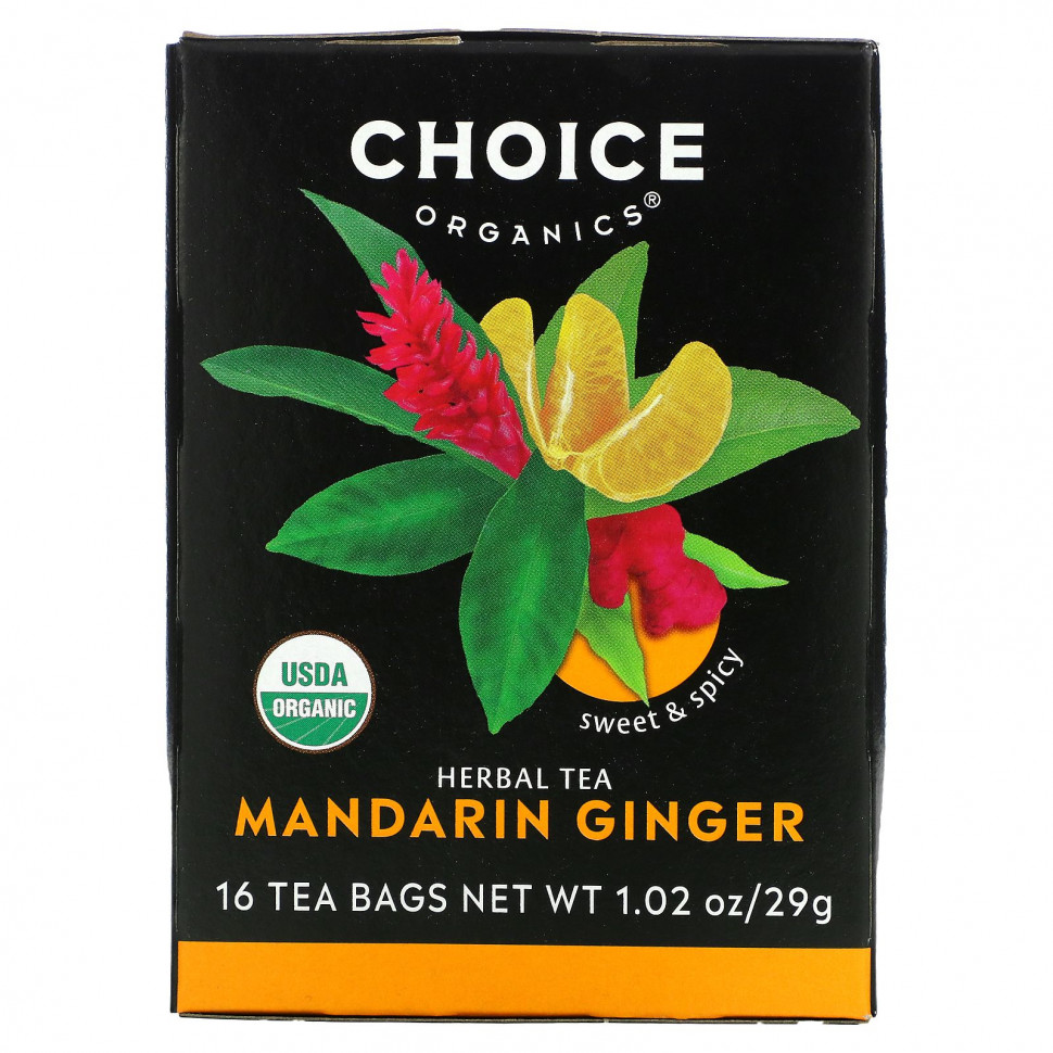   Choice Organic Teas, Herbal Tea,   ,  , 16  , 29  (1,02 )    -     -,    