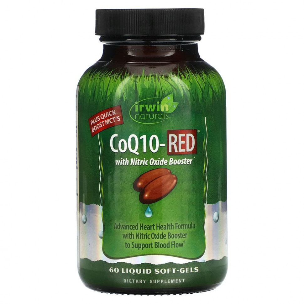   Irwin Naturals, CoQ10-Red, 60      -     -,    