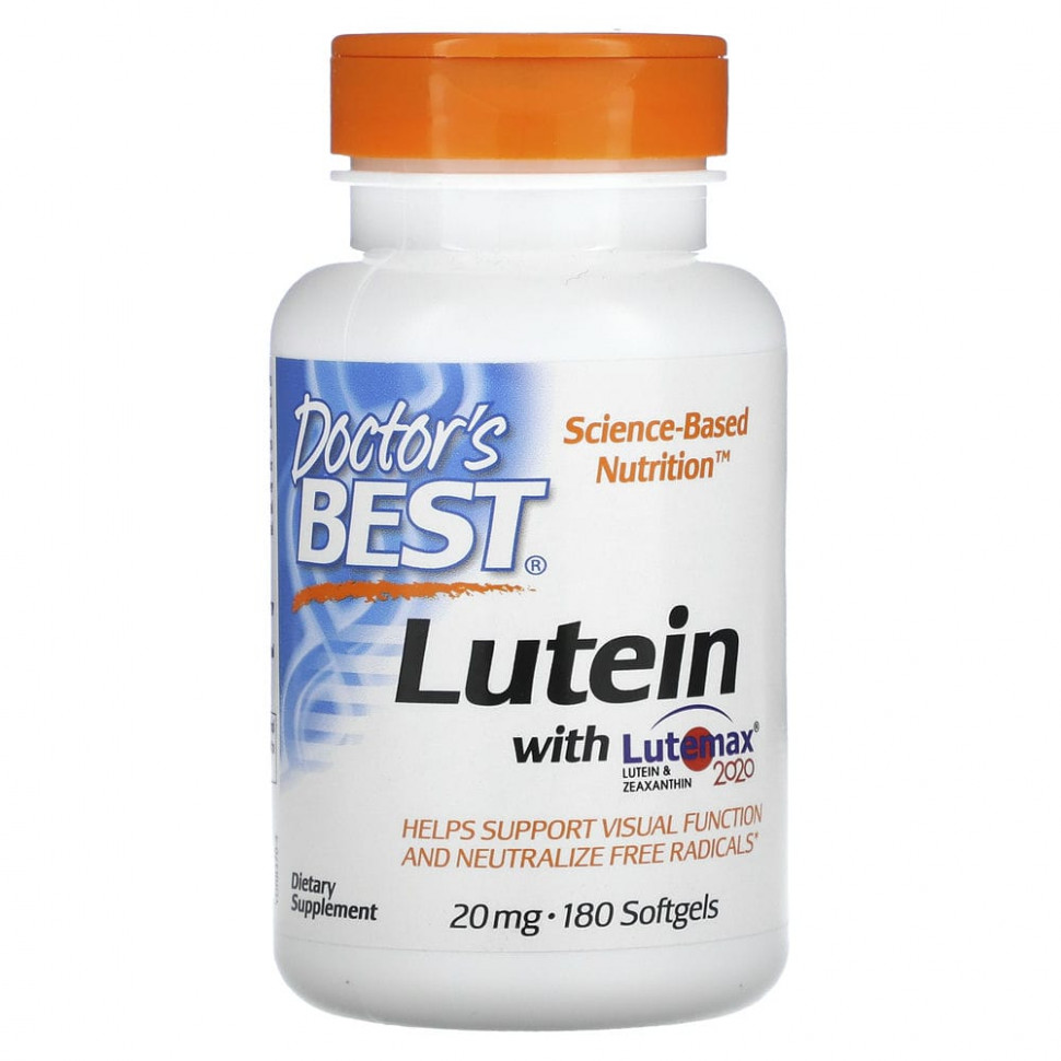   Doctor's Best,   Lutemax 2020, 20 , 180     -     -,    