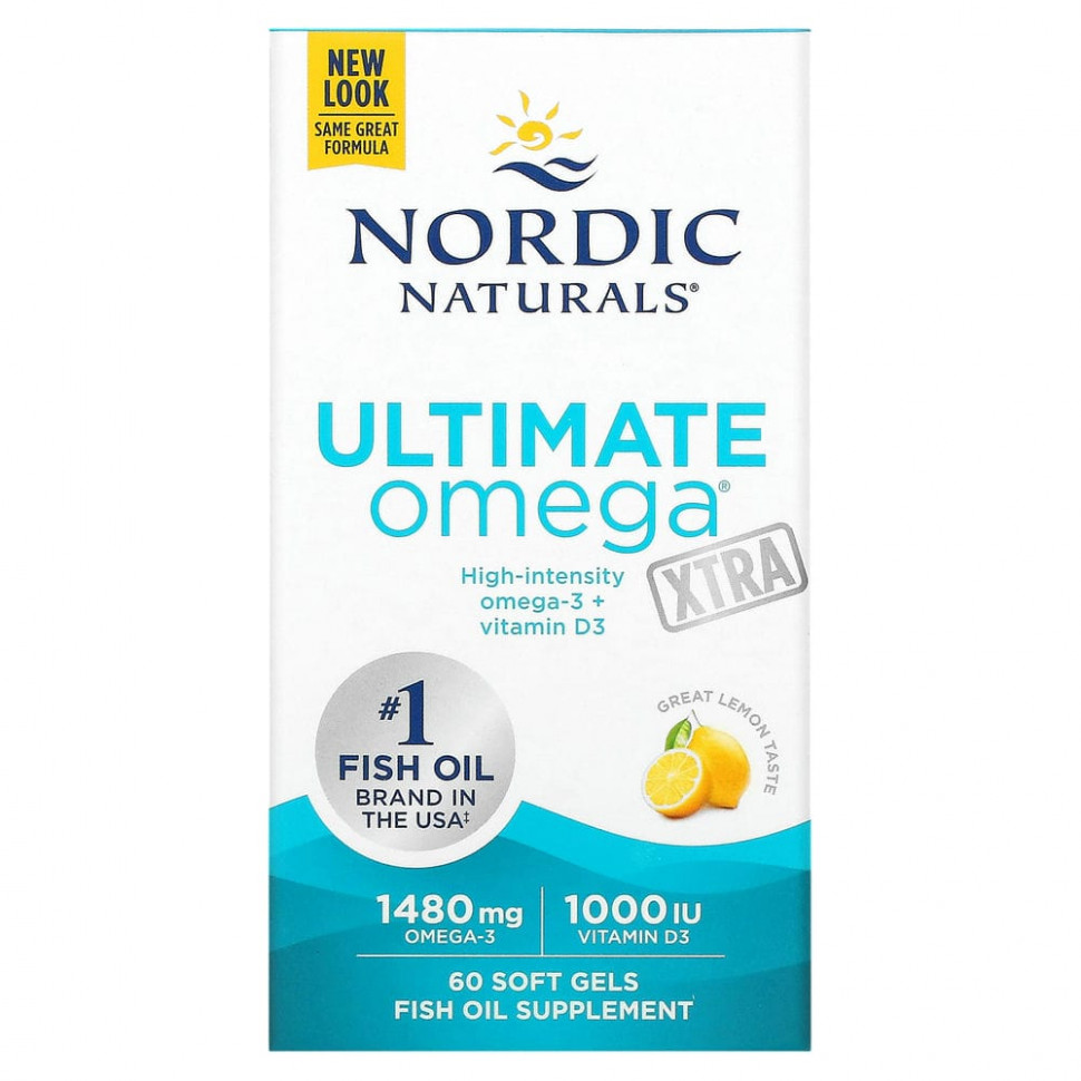   Nordic Naturals, Ultimate Omega Xtra,   , 740 , 60     -     -,    