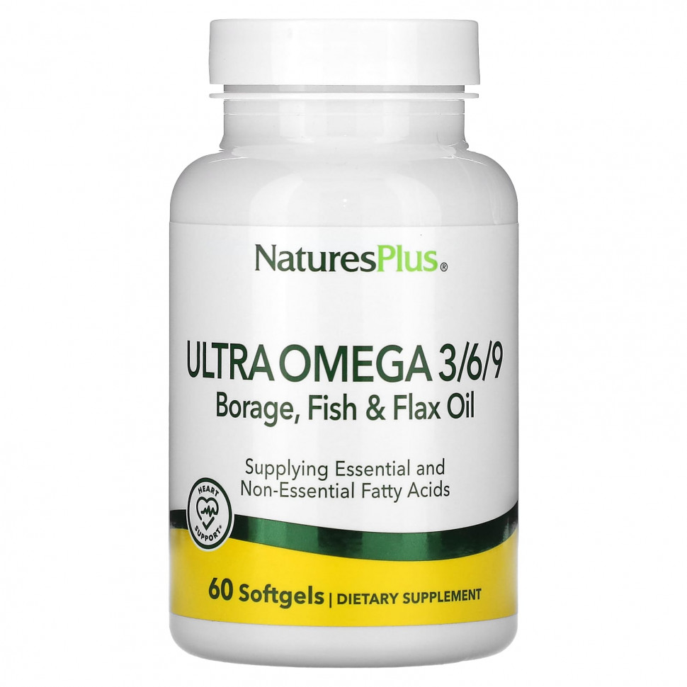   NaturesPlus, Ultra Omega 3/6/9,  ,    , 60      -     -,    