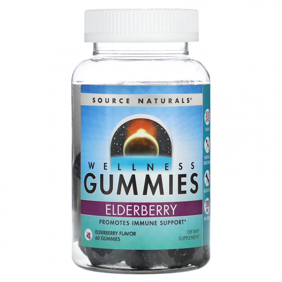   Source Naturals, Wellness Gummies, , 60      -     -,    