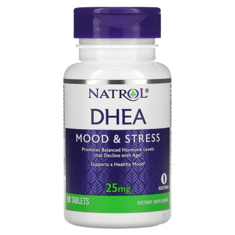   Natrol, DHEA, 25 , 90     -     -,    