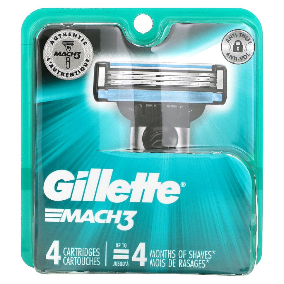   Gillette,   Mach3, 4 .    -     -,    