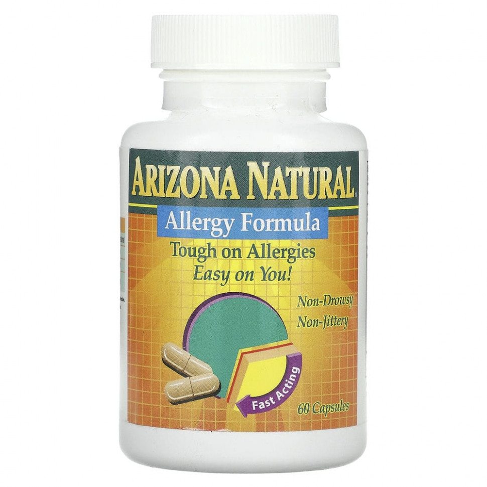   Arizona Natural, Allergy Formula, 60     -     -,    