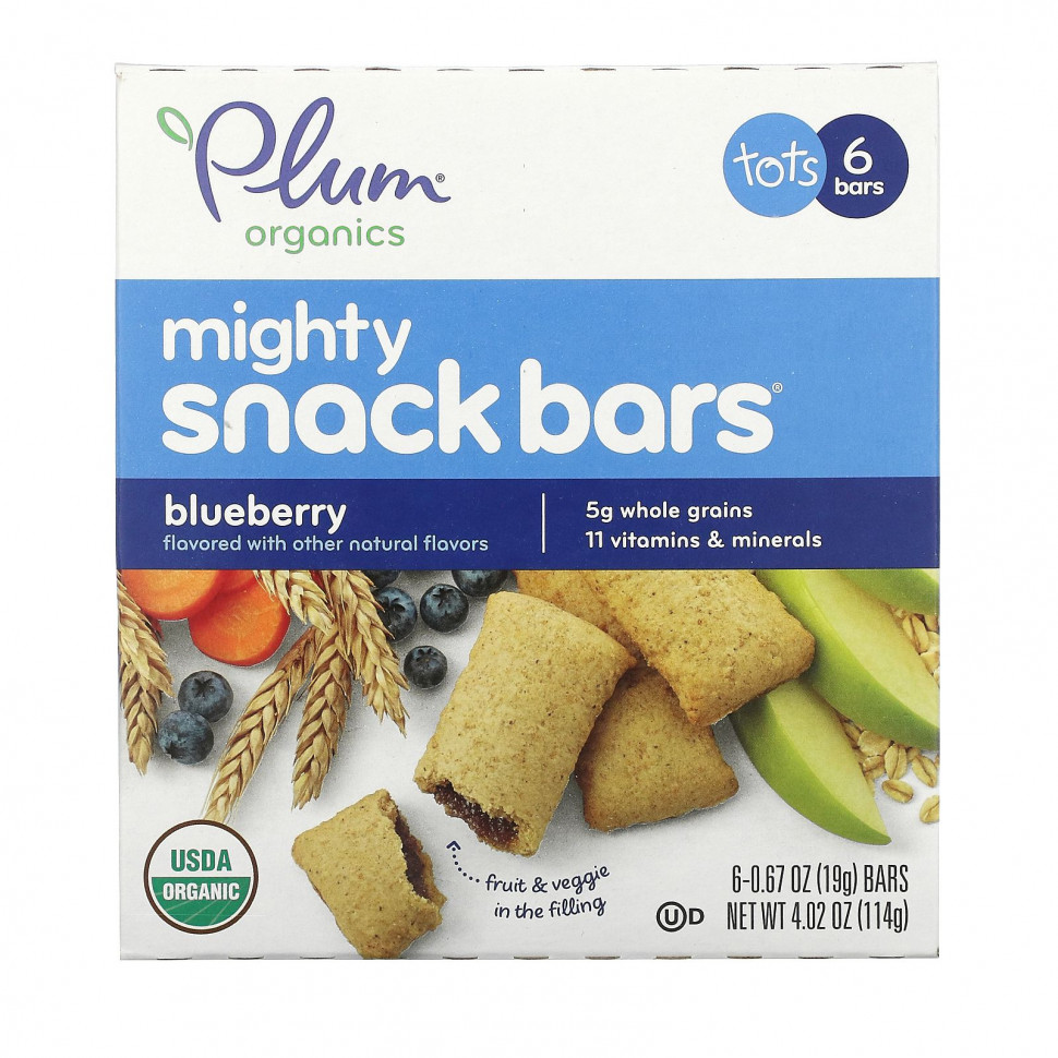   Plum Organics, Mighty Snack Bars,  , , 6   19  (0,67 )     -     -,    