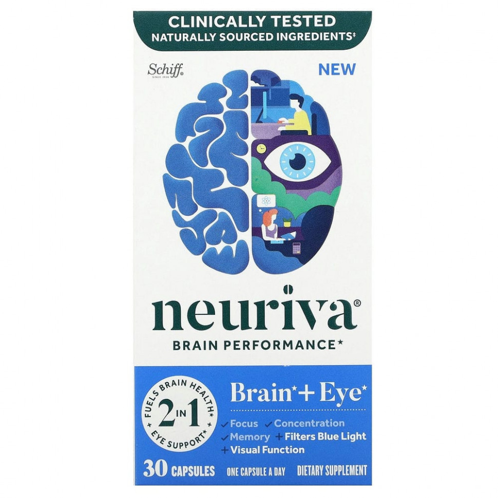   Schiff, Neuriva Brain Performance, 30     -     -,    