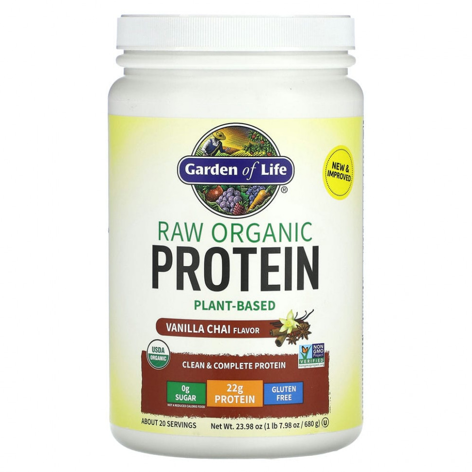   Garden of Life, RAW Organic Protein,    ,  , 580  (20,45 )    -     -,    