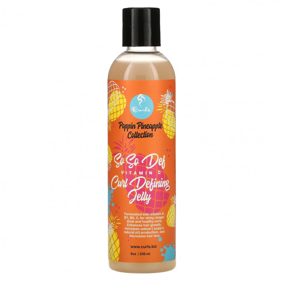   Curls, Poppin Pineapple Collection, So So Def,  C,    , 236  (8 )    -     -,    