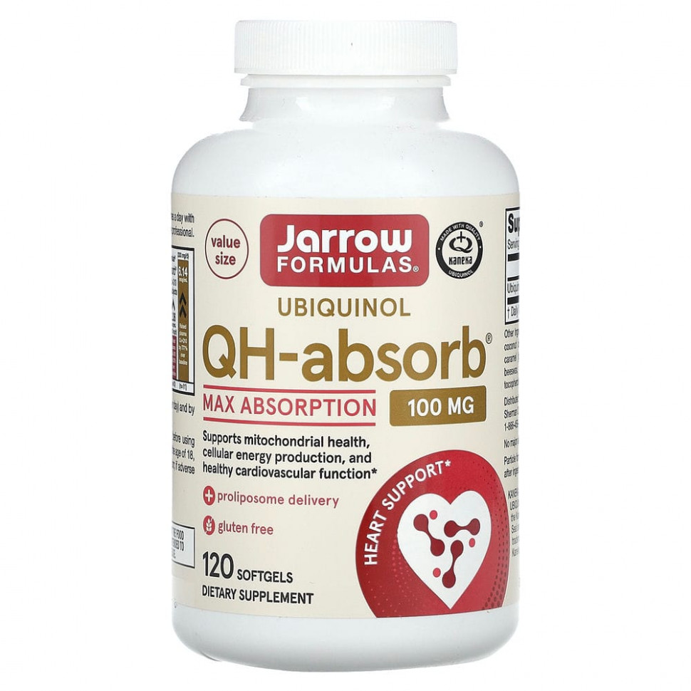   Jarrow Formulas,  QH-Absorb, 100 , 120       -     -,    