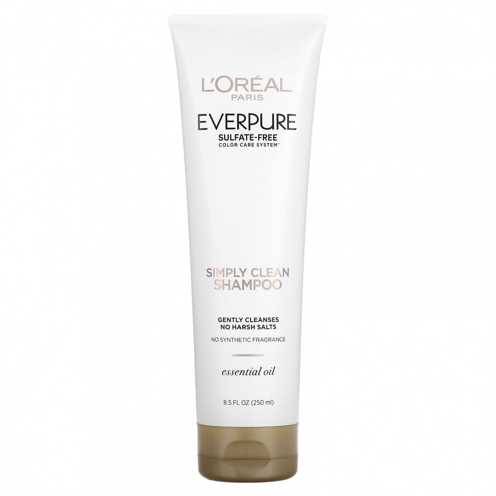   L'Or?al, EverPure, Simply Clean Shampoo,  , 250  (8,5 . )    -     -,    